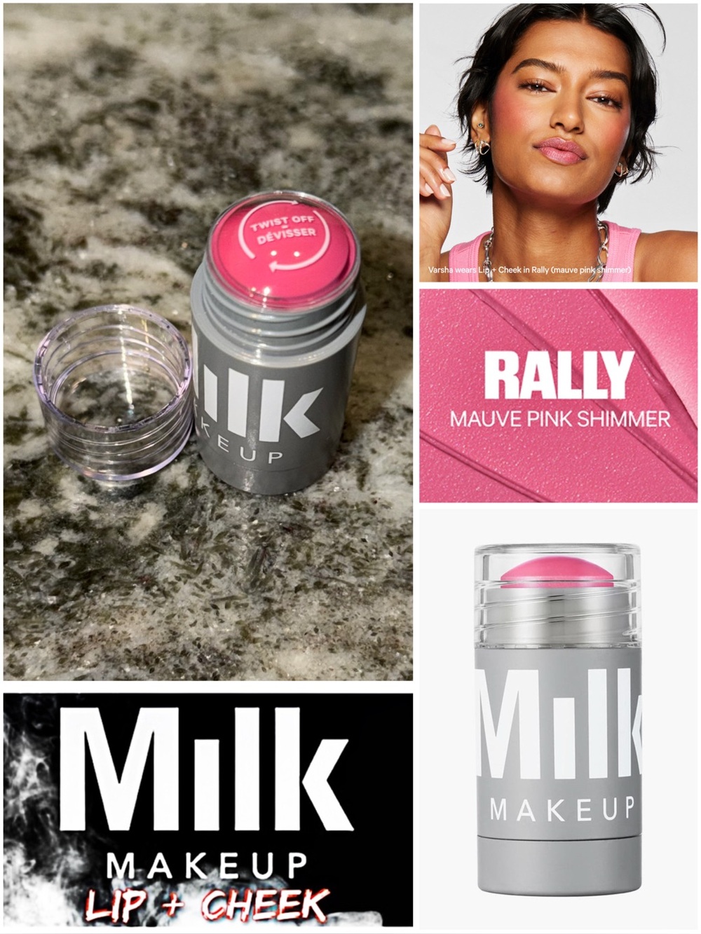 NEW - MILK MAKEUP -  Lip + Cheek Color Stick - RALLY
